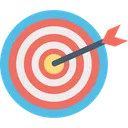 Free Bullseye Crosshair Dartboard Icon