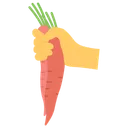 Free Bunch Of Carrots Salad Healthy Food Icon