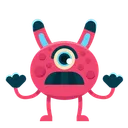 Free Bunny Monster  Icon