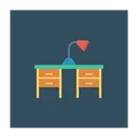 Free Bureau Table Travail Icône
