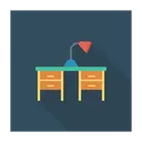 Free Bureau Table Travail Icône