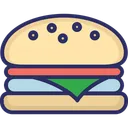 Free Burger Hamburger Junk Food Icon