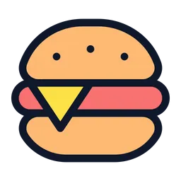 Free Burger Cheese  Icon