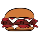 Free Burger Hamburger Junk Food Icon