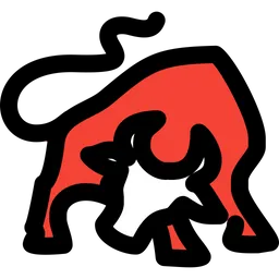 Free Burger ranch bull Logo Icon