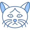 Free Burma Katze Goldene Augen Glatt Symbol