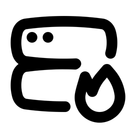 Free Burnt Server Server Down Icon