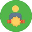 Free Buro Mitarbeiter Person Symbol