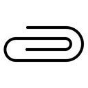 Free Büroklammer horizontal  Symbol