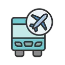 Free Bus On Airport  Icon