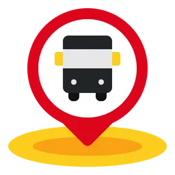 Free Bus stop location  Icon