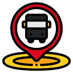 Free Bus stop location  Icon