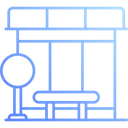 Free Bushaltestelle  Symbol