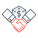 Free Business Deal Collaboration Icon