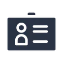 Free Business Card Id Icon
