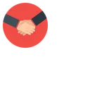 Free Business Cooperation Handshake Icon