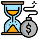 Free Deadline Time Hourglass Icon