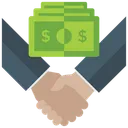 Free Business Deal Agreement Partnership Icon