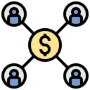 Free Distribution Share Allocation Icon