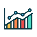 Free Business Growth Chart Growth Analytics Icon