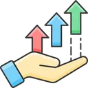 Free Business Growth Bar Chart Growth Icon