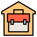 Free House Briefcase Stay At Home Icon