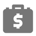 Free Business Briefcase Cash Icon