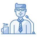 Free Business Conference Speaker Icon