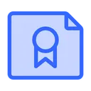 Free Business Diploma Certificate Icon