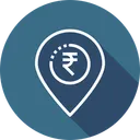 Free Business Location Finance Icon