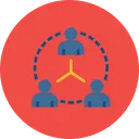 Free Business Network Team Icon