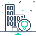 Free Business Location Office Icon