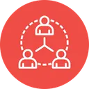 Free Business Network Team Icon