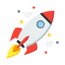 Free Campaign Launch Startup Icon