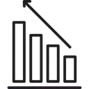 Free Business Loss Decreasing Chart Financial Performance Icon