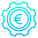 Free Business Management Euro Management Finance Management Icon