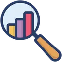 Free Analytics Financial Report Business Monitoring Icon