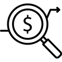 Free Business Monitoring Data Analysis Finance Monitoring Icon
