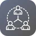Free Business Network Team Icon