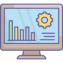 Free Business Performance Dashboard Data Visualization Symbol