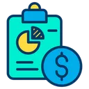 Free Finance Report Business Report Icon