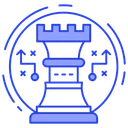 Free Business Strategy Business Plan Tactics Icon