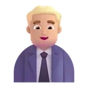 Free Office Worker Color Icon