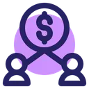 Free Businessman Transaction Ecommerce Icon