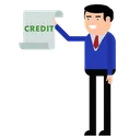 Free Creditor Contract Credit Icon