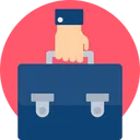 Free Businessman Bag Briefcase Office Bag Icon