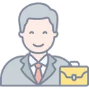 Free Businessman Business Manager Icon