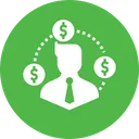 Free Businessman Money Dollar Icon