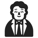 Free Worker High Contrast Icon