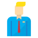 Free Man Character Employee Icon